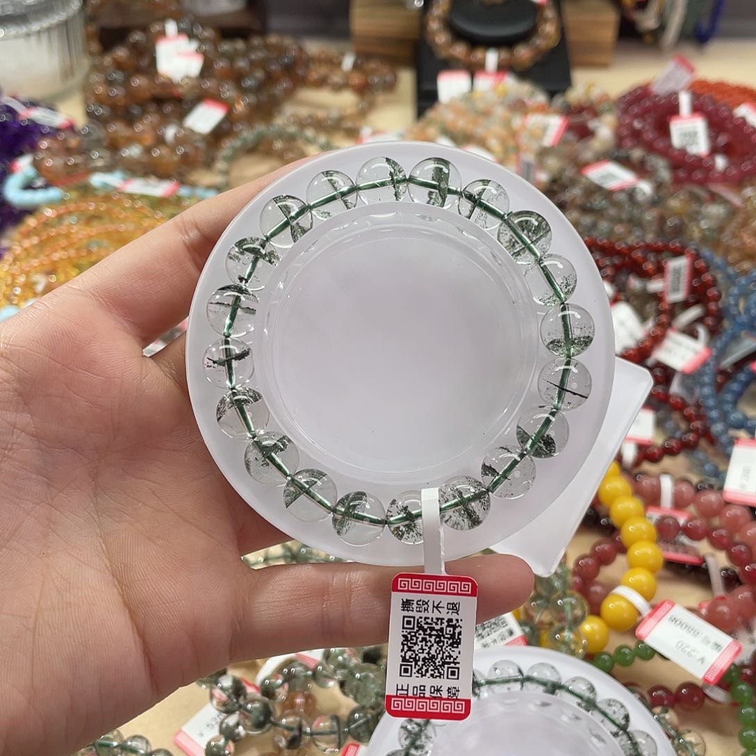 水晶手链未镶嵌绿幽灵