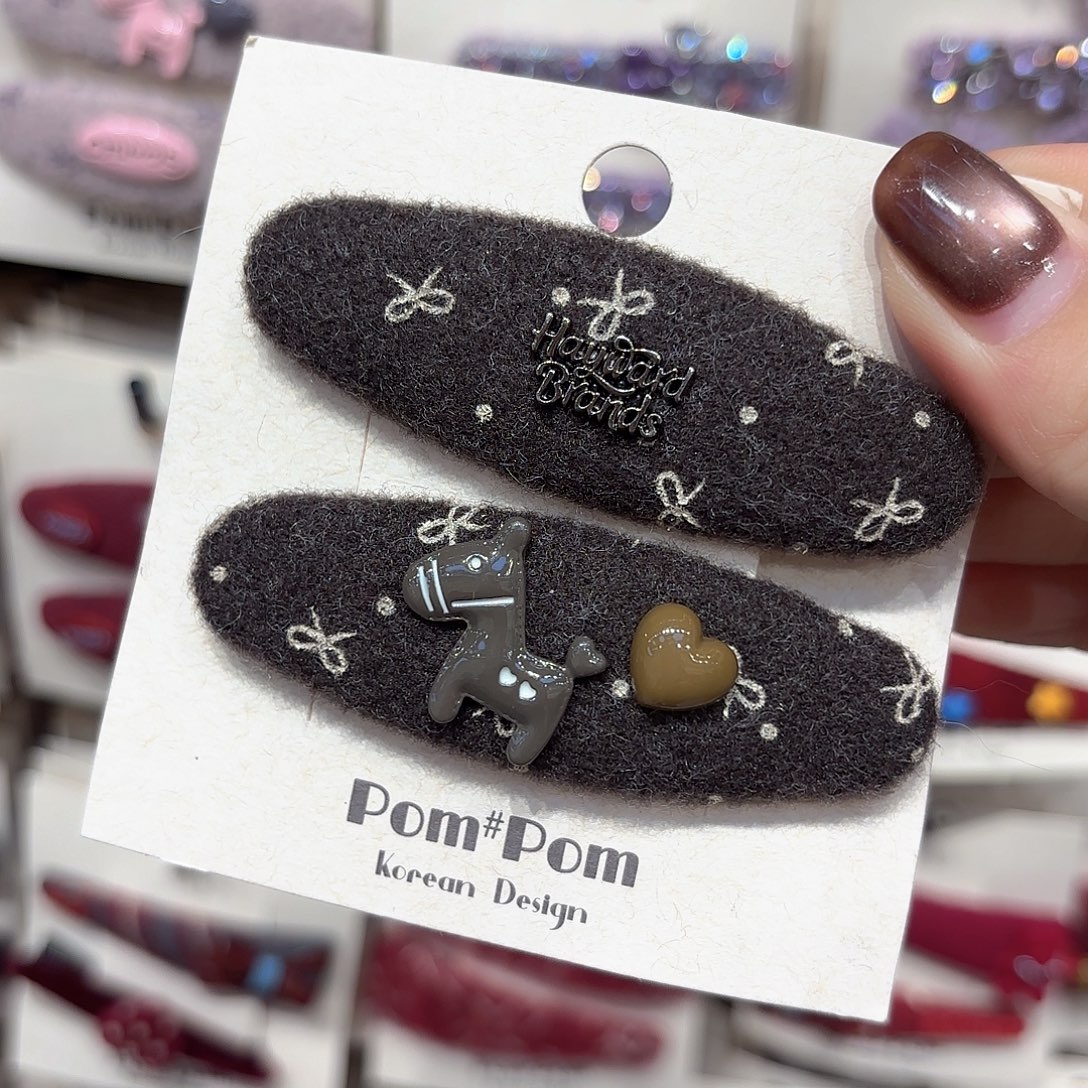 布艺铁合金咖色小马