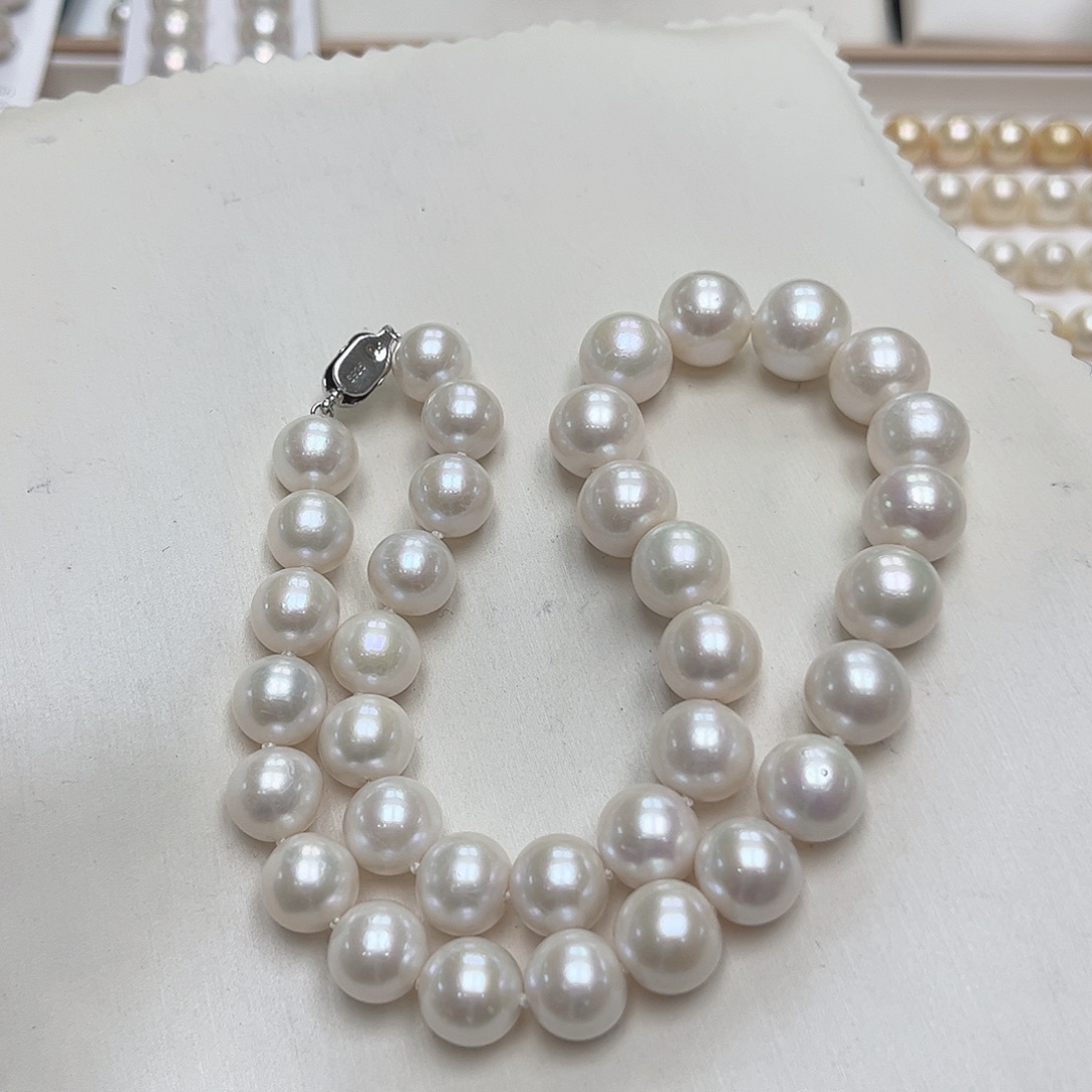 未镶嵌颈饰淡水珍珠11-14内 有核