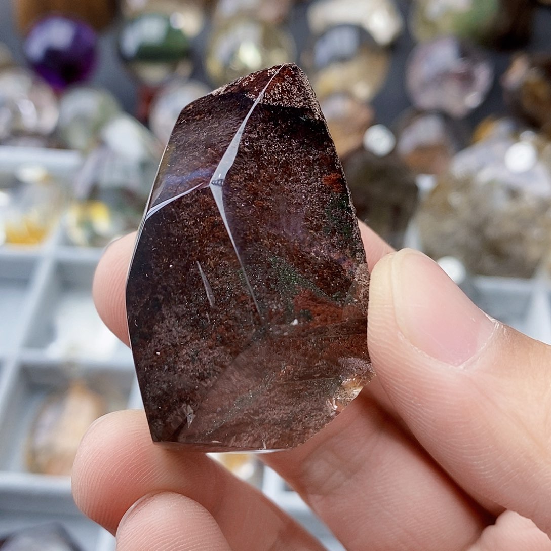 水晶天然水晶透亮光泽未镶嵌诶***喂