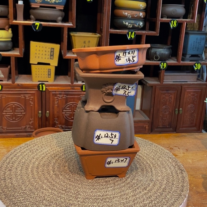 紫砂花盆紫砂花盆