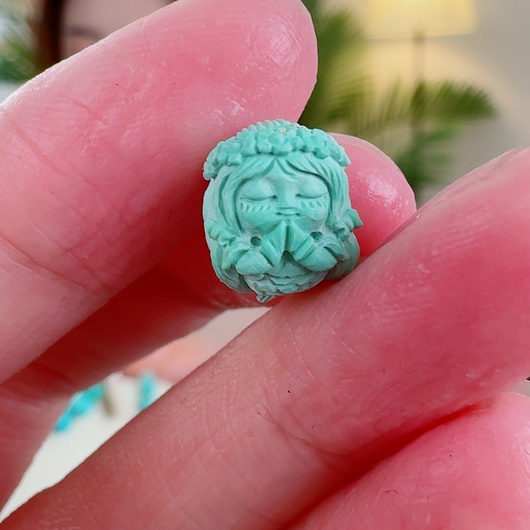 绿松石珠宝奇石未镶嵌