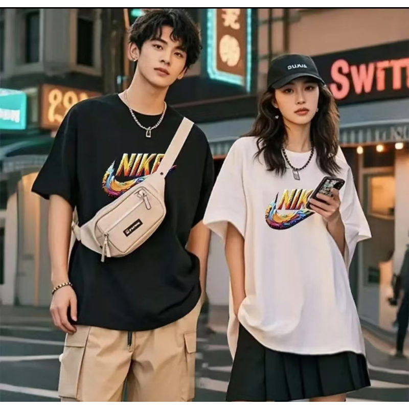 【一折粉丝福利】潮牌男女同款圆领百搭T恤