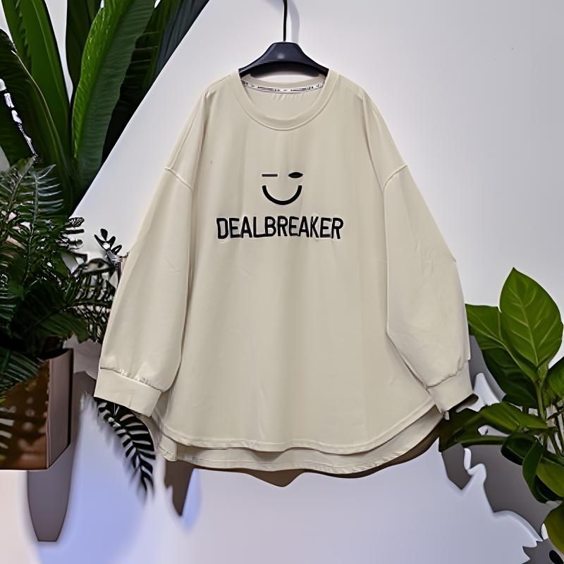 260-320斤 衣长85胸围165 腹围170 重工刺绣笑脸米妮棉大卫衣