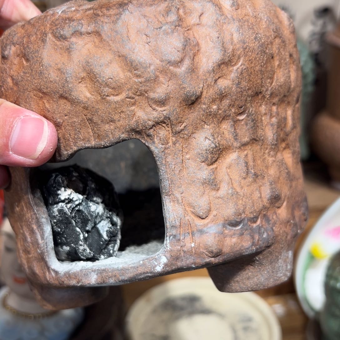 复古风格老陶泥系列茶盘茶具摆件