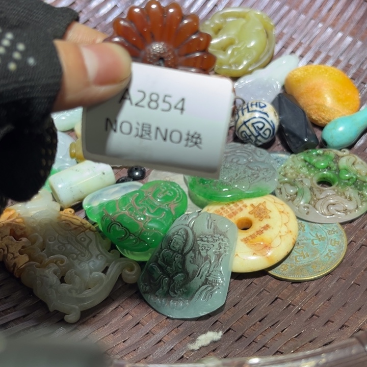 蓝***天琉璃手工艺品工艺品2854