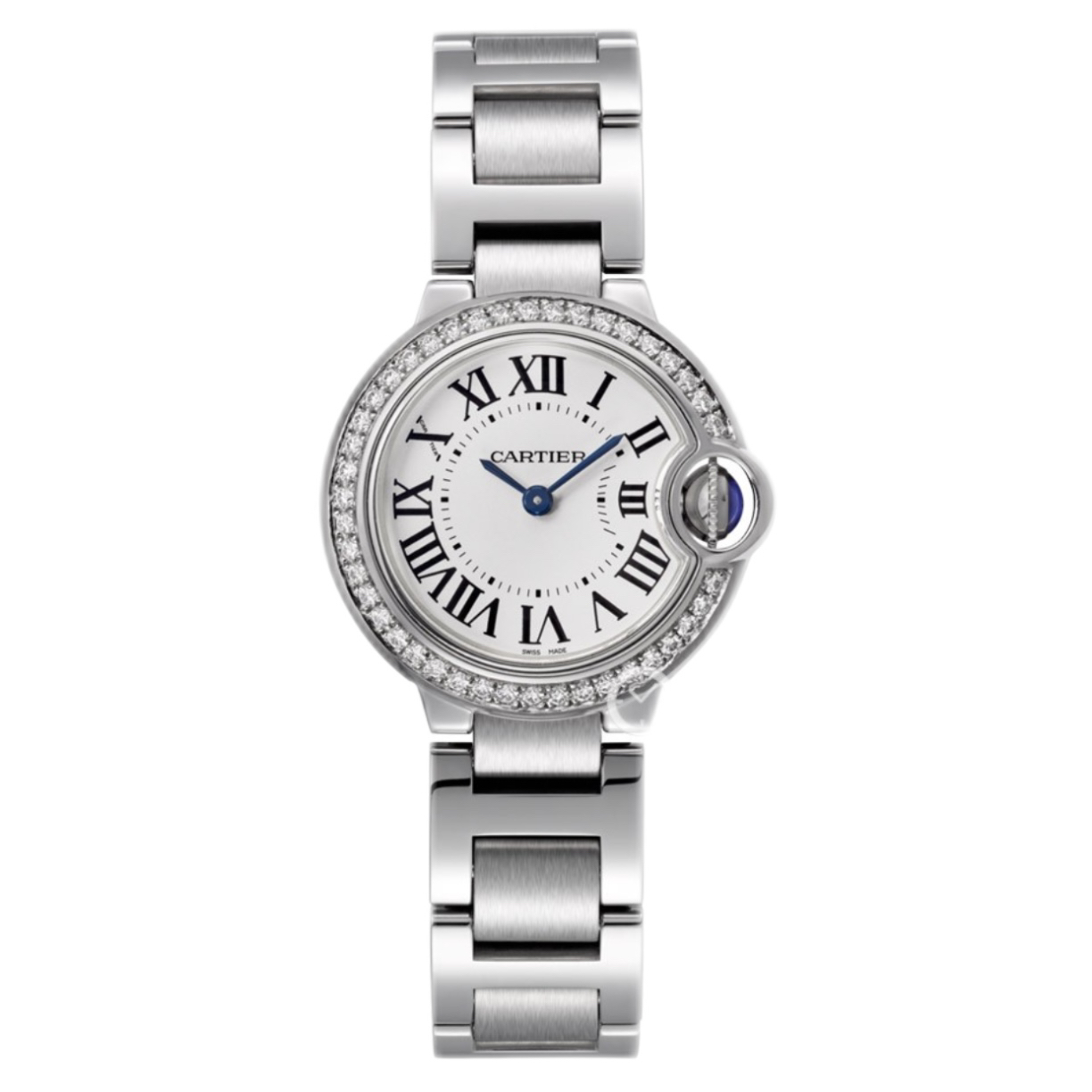 95新 Cartier/卡地亚 亚虎/蓝气球/公价35000/28mm/单表