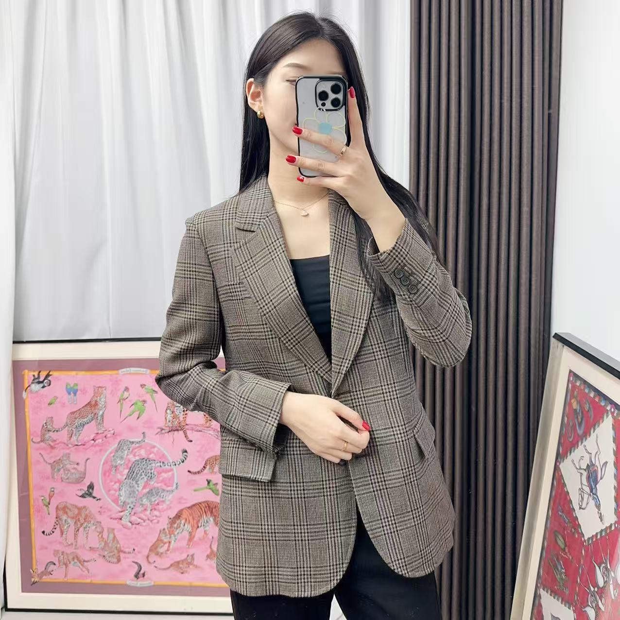 95新 MIU MIU/缪缪  羊毛外套38码/251216SJYXHA1