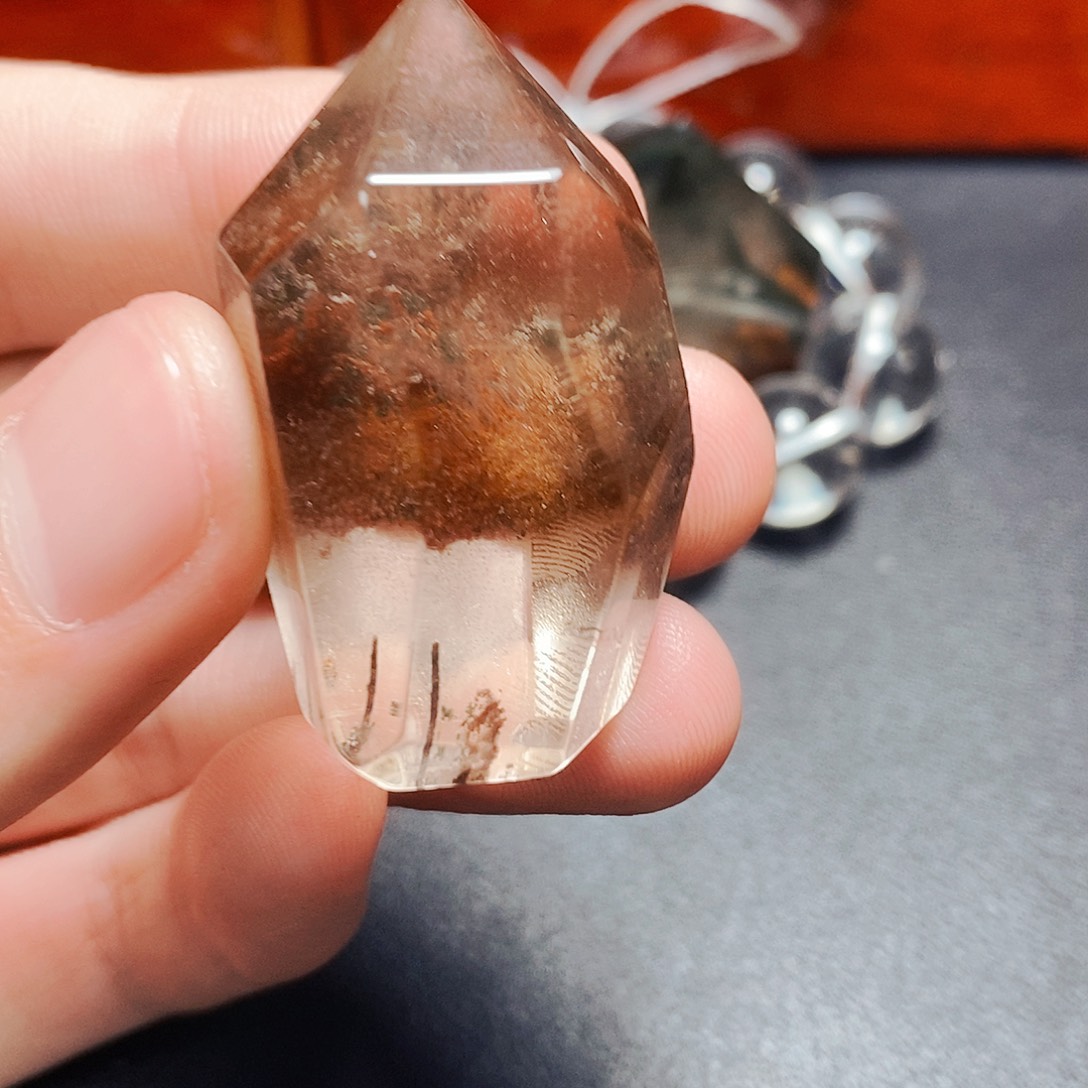 水晶颈饰未镶嵌云****妳