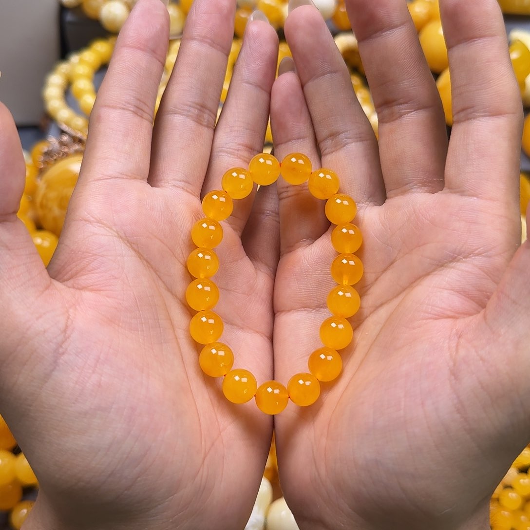 未镶嵌蜜蜡珠宝奇石10mm