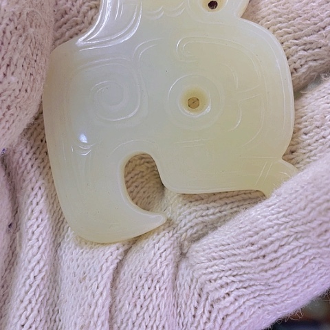 和田玉（白玉）挂件未镶嵌