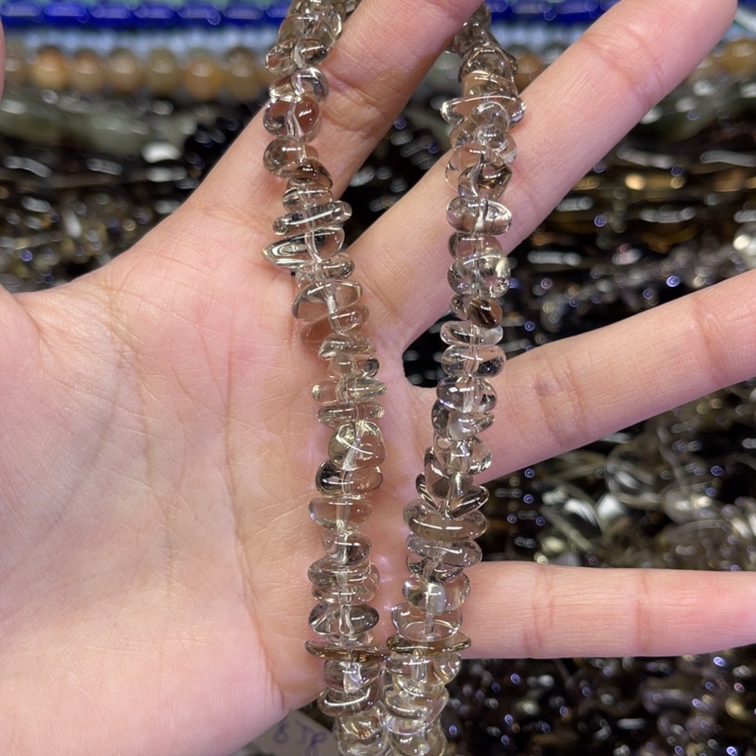 檀***n玛瑙/玉髓散珠茶晶