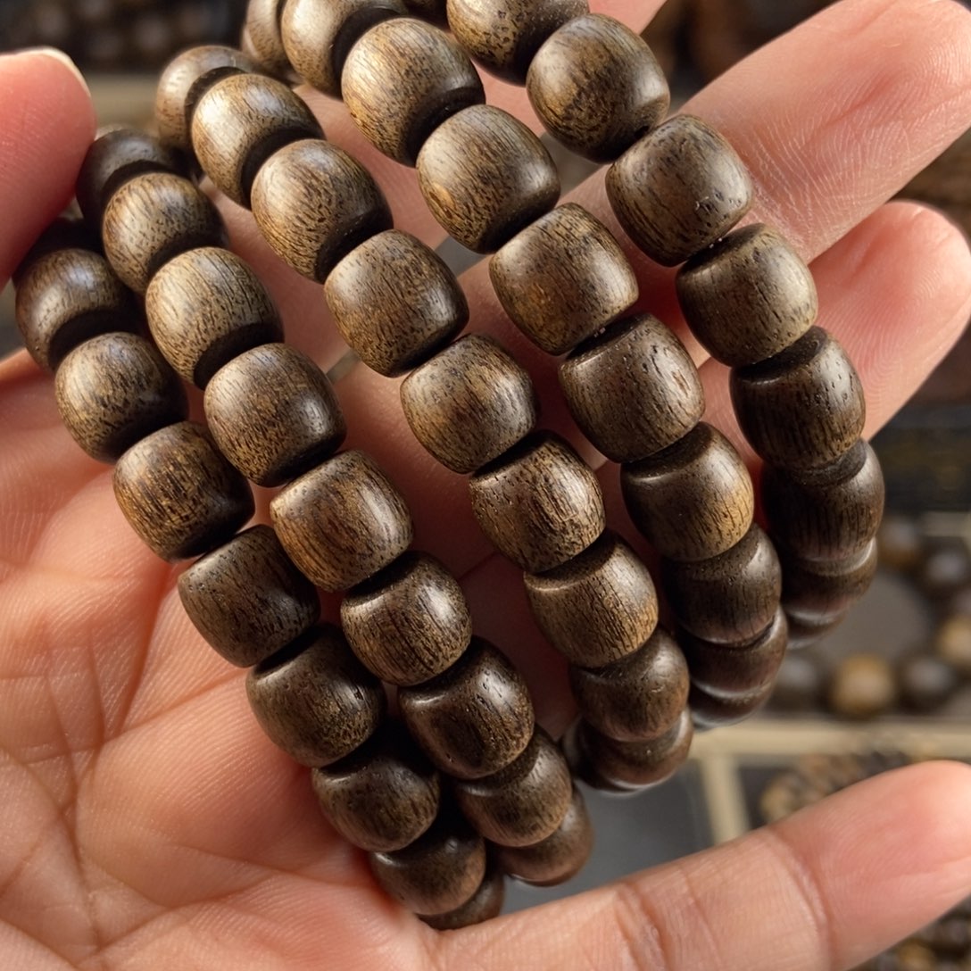 沉香手串古*特越南芽庄白棋楠