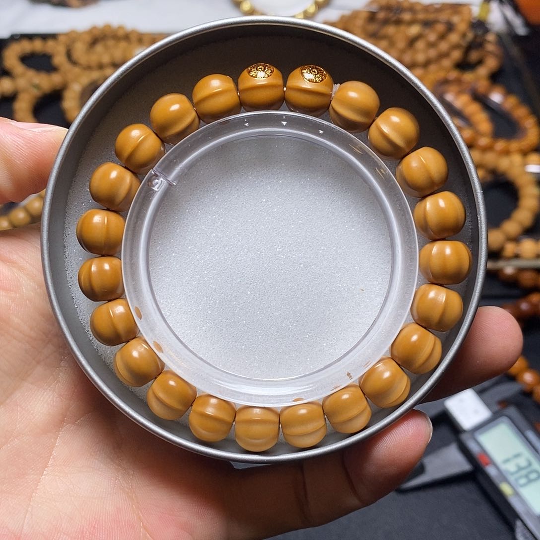 猴头核桃手串双标四花鲨鱼鳍11左右全品210号