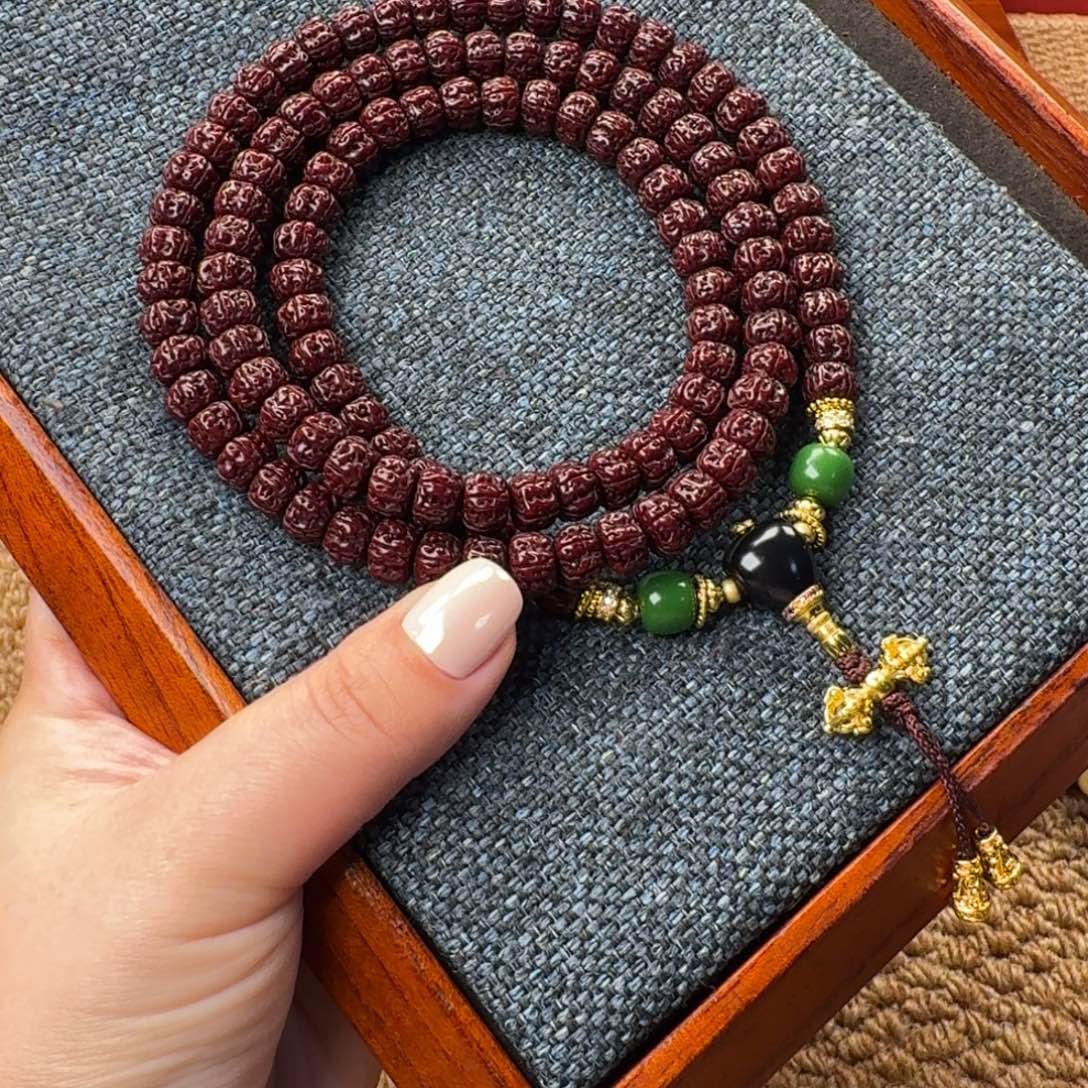 友***我吊坠金刚菩提黑金