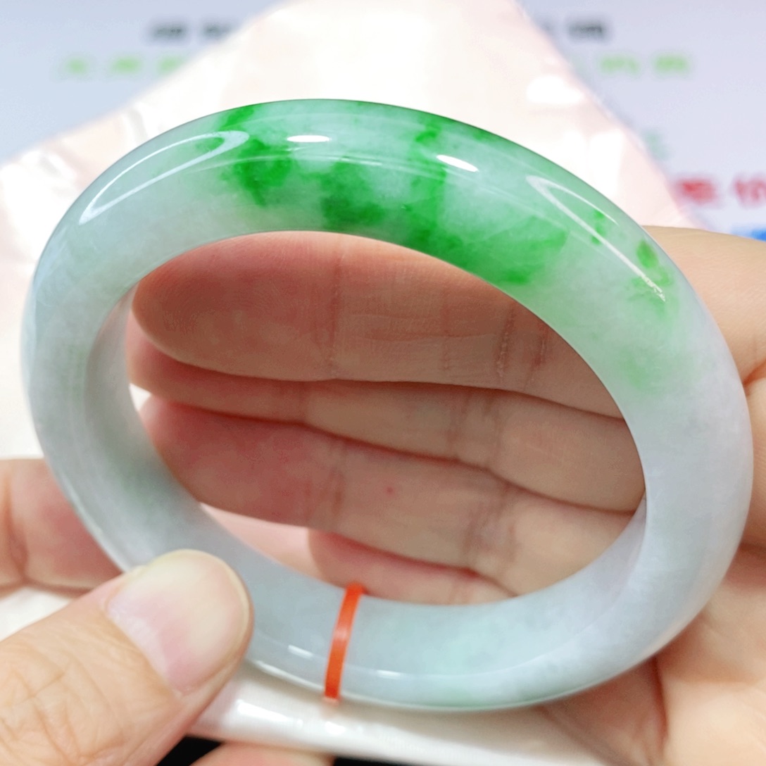 未镶嵌手镯翡翠57.2圈口正圈-性价比高