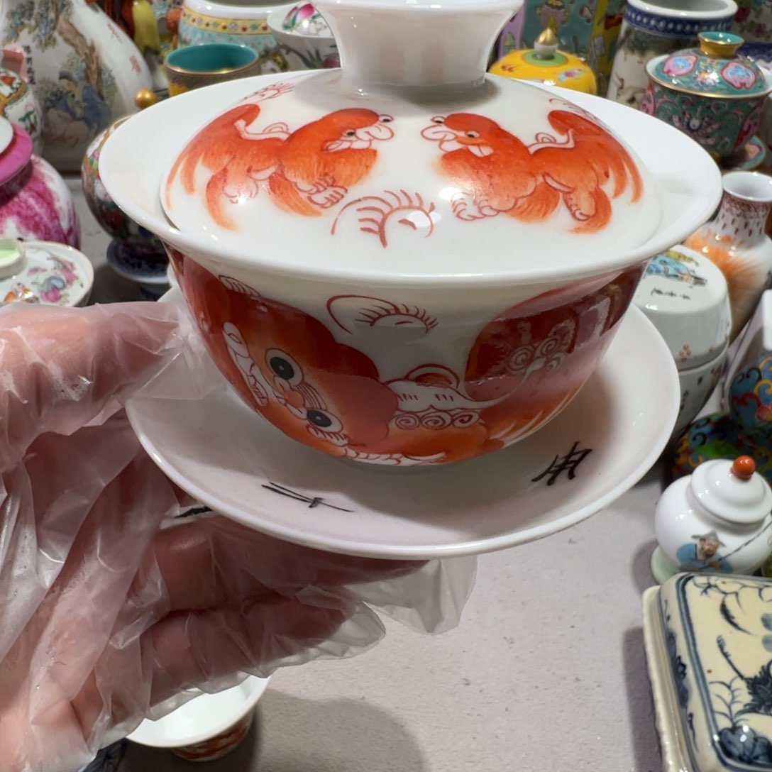 景德镇仿古瓷器瓷器陶象***者