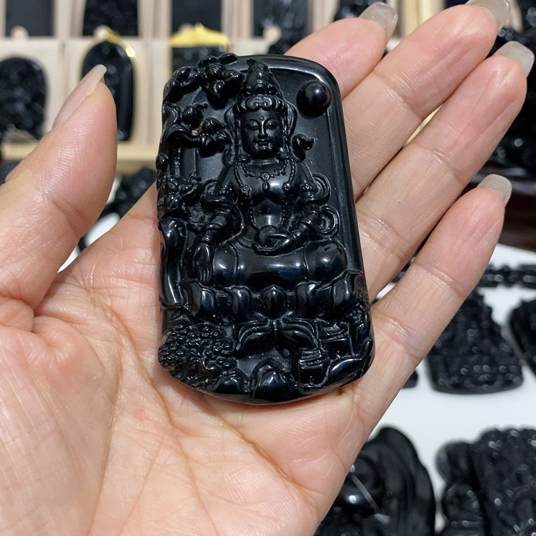 路***行岫玉未镶嵌纯天然岫玉颈饰