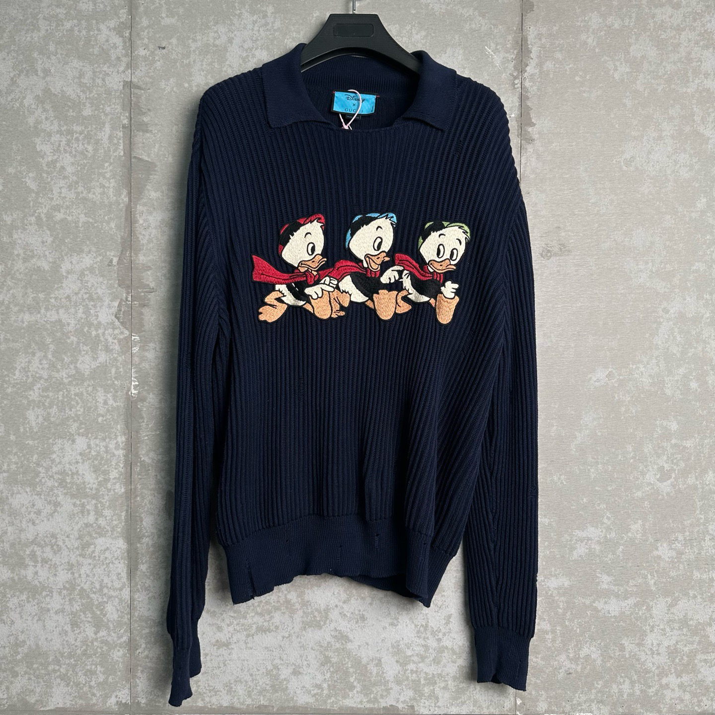 未使用 WE11 DONE XL*1/gucci迪士尼唐老鸭毛衣/12982/JP