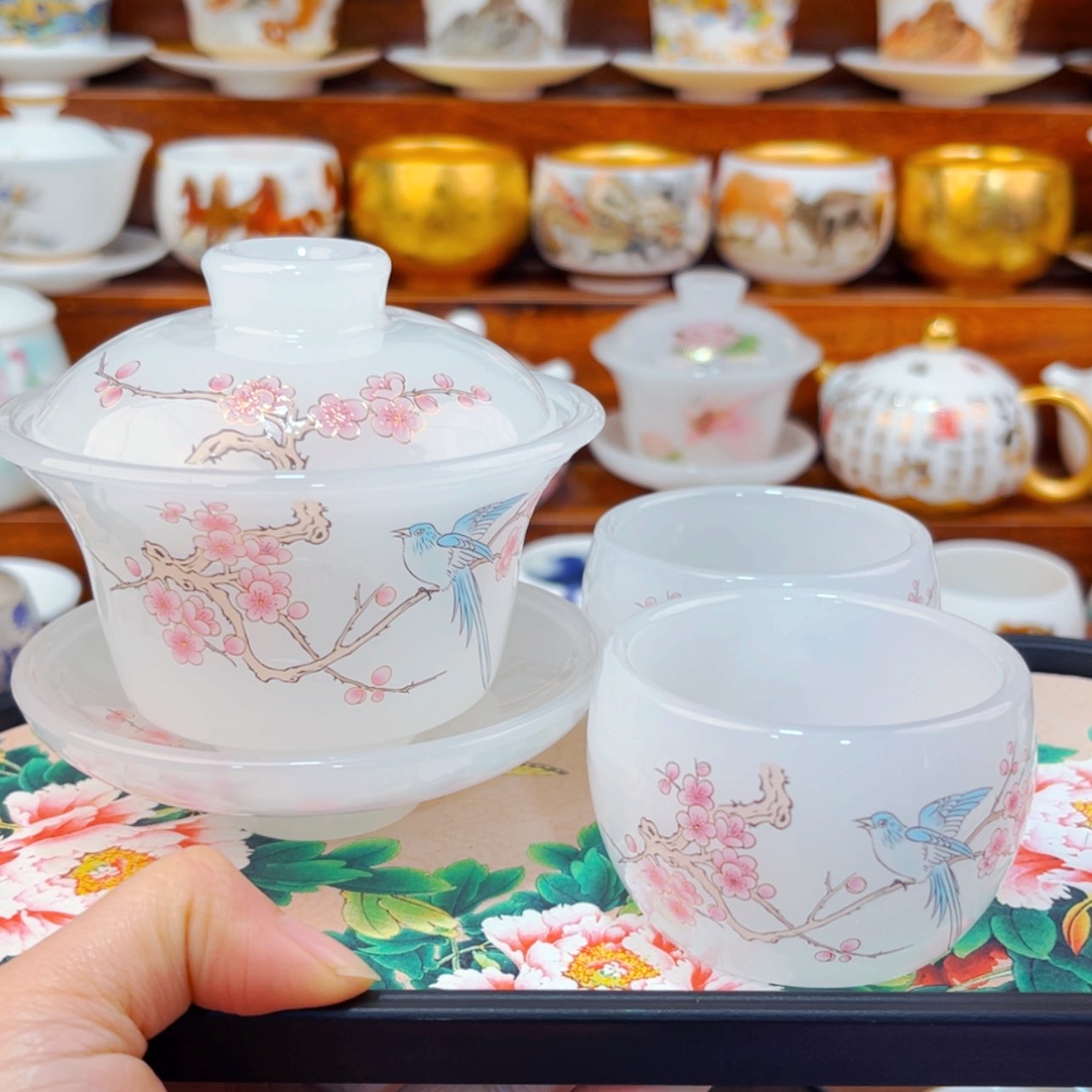 【闪购商品】高货羊脂玉瓷陶瓷茶具