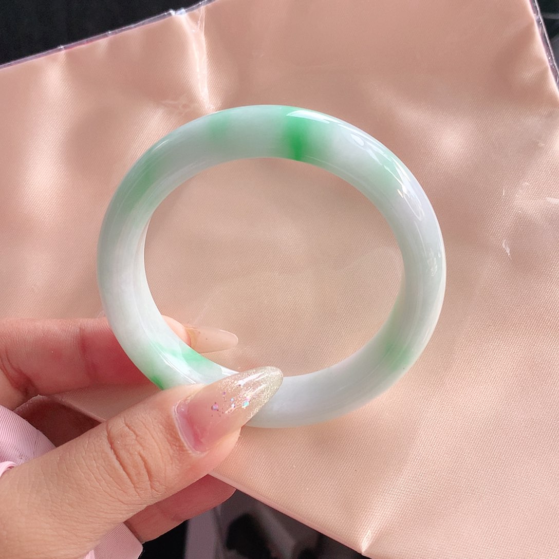 未镶嵌手镯翡翠55 天然缅甸a货翡翠0019