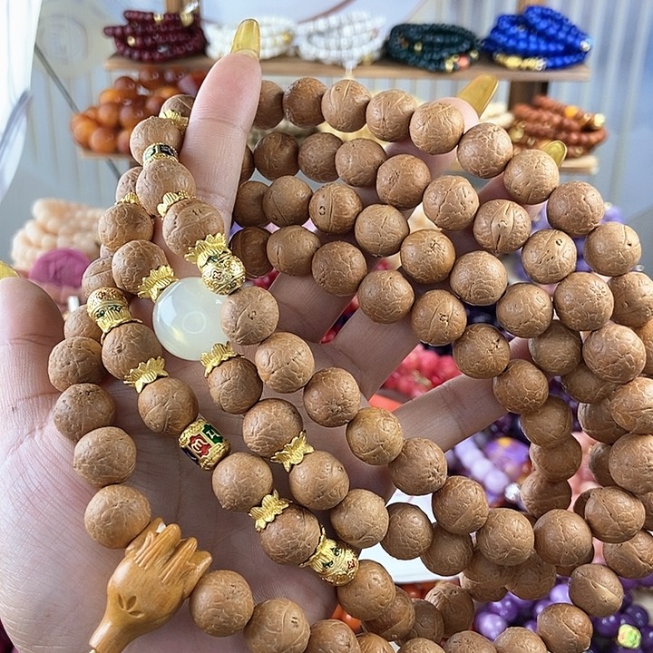 千眼菩提吊坠绿****】菩提