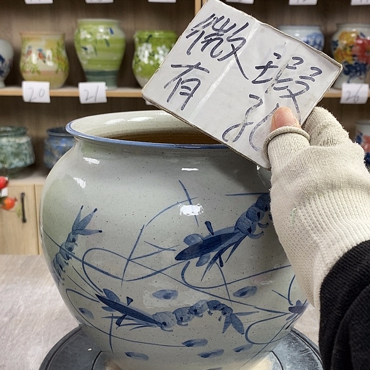 缸13xc景德镇陶瓷花盆