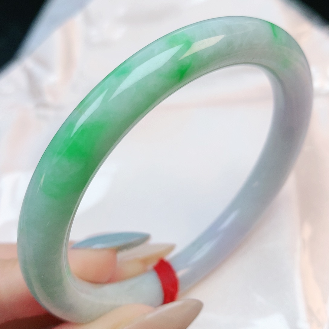 未镶嵌手镯翡翠55圆条882650