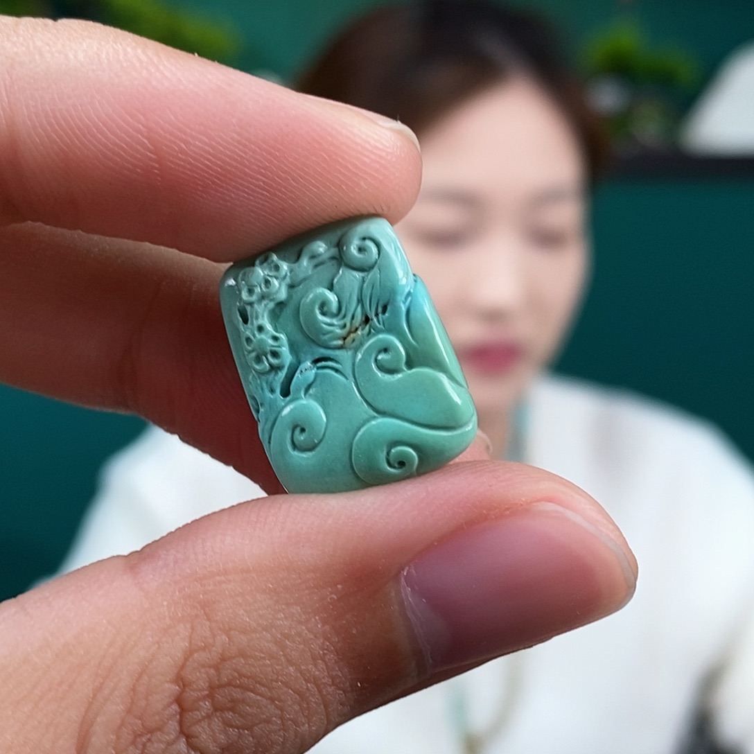 绿松石珠宝奇石未镶嵌