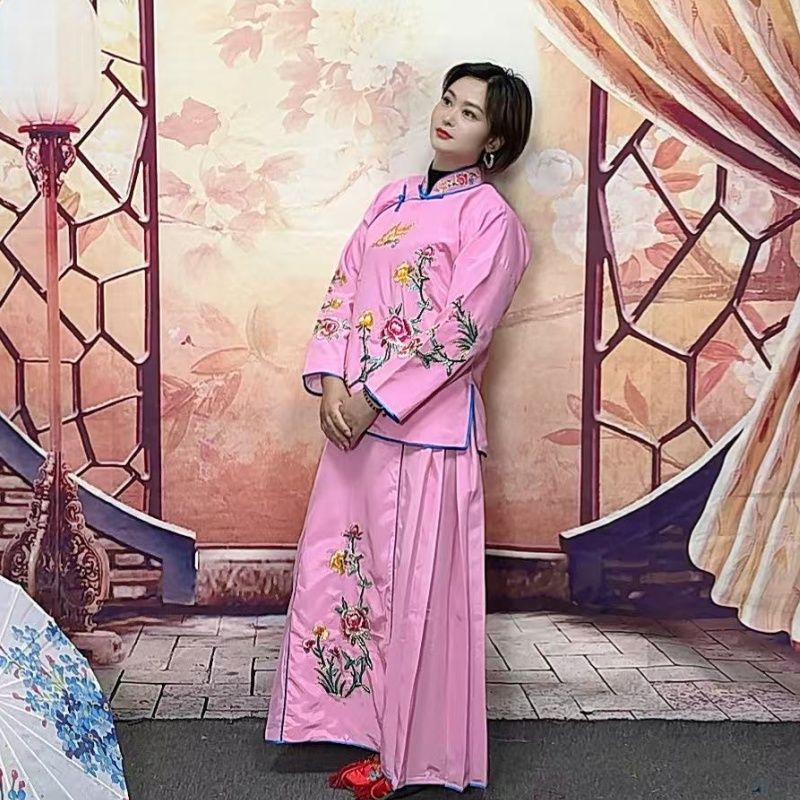 服装裙裤花旦京剧戏剧小旦用品衣包小姐戏曲丫鬟古装戏演出服衣小