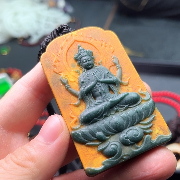琥珀颈饰未镶嵌啊啊