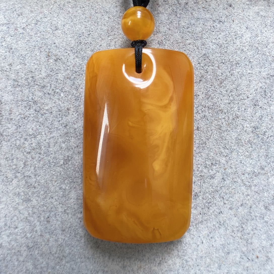 蜜蜡项链未镶嵌蜜蜡吊坠