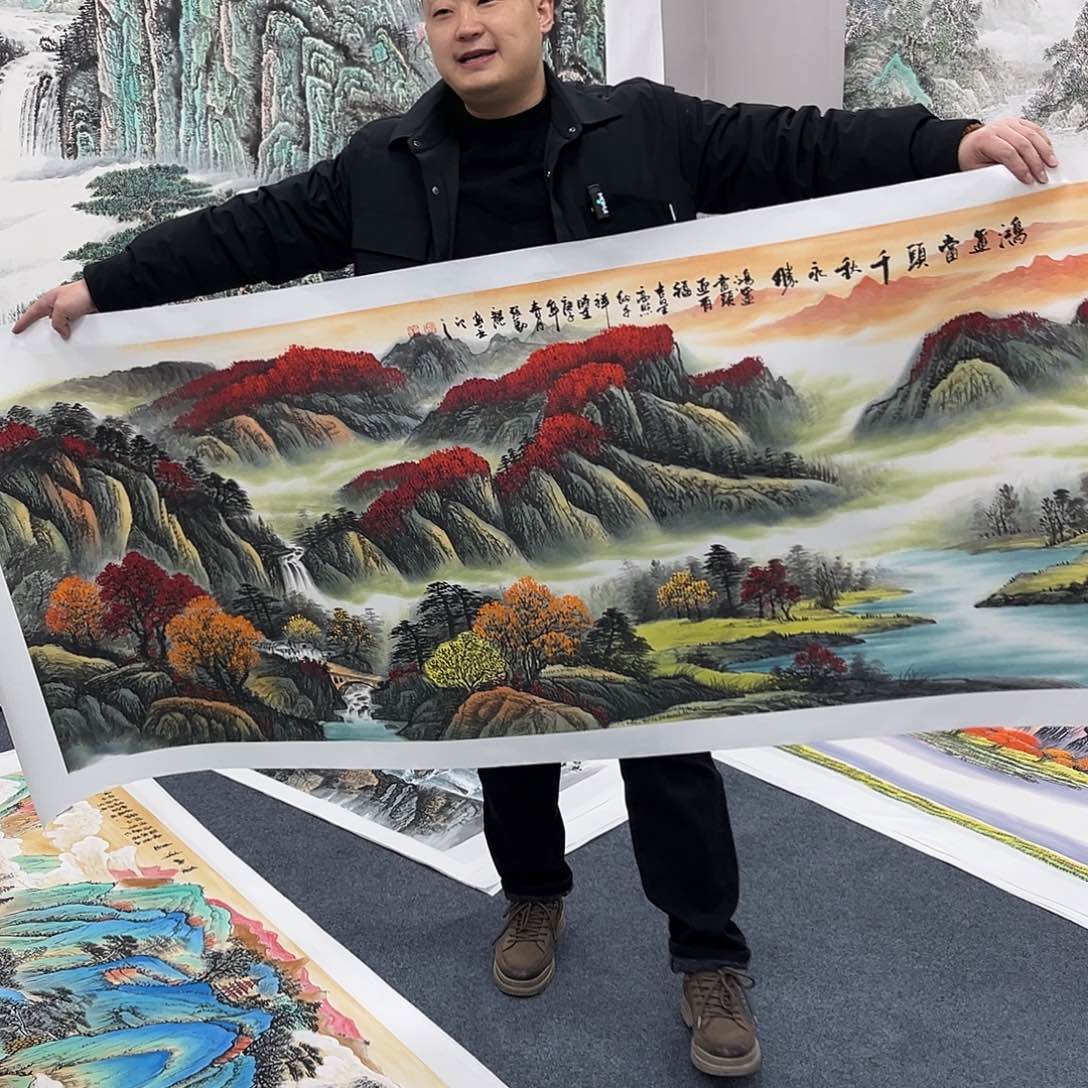 国画宣纸国画作品纯手绘