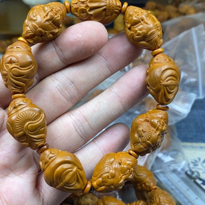 橄榄核手串/手链橄榄核雕工艺手串