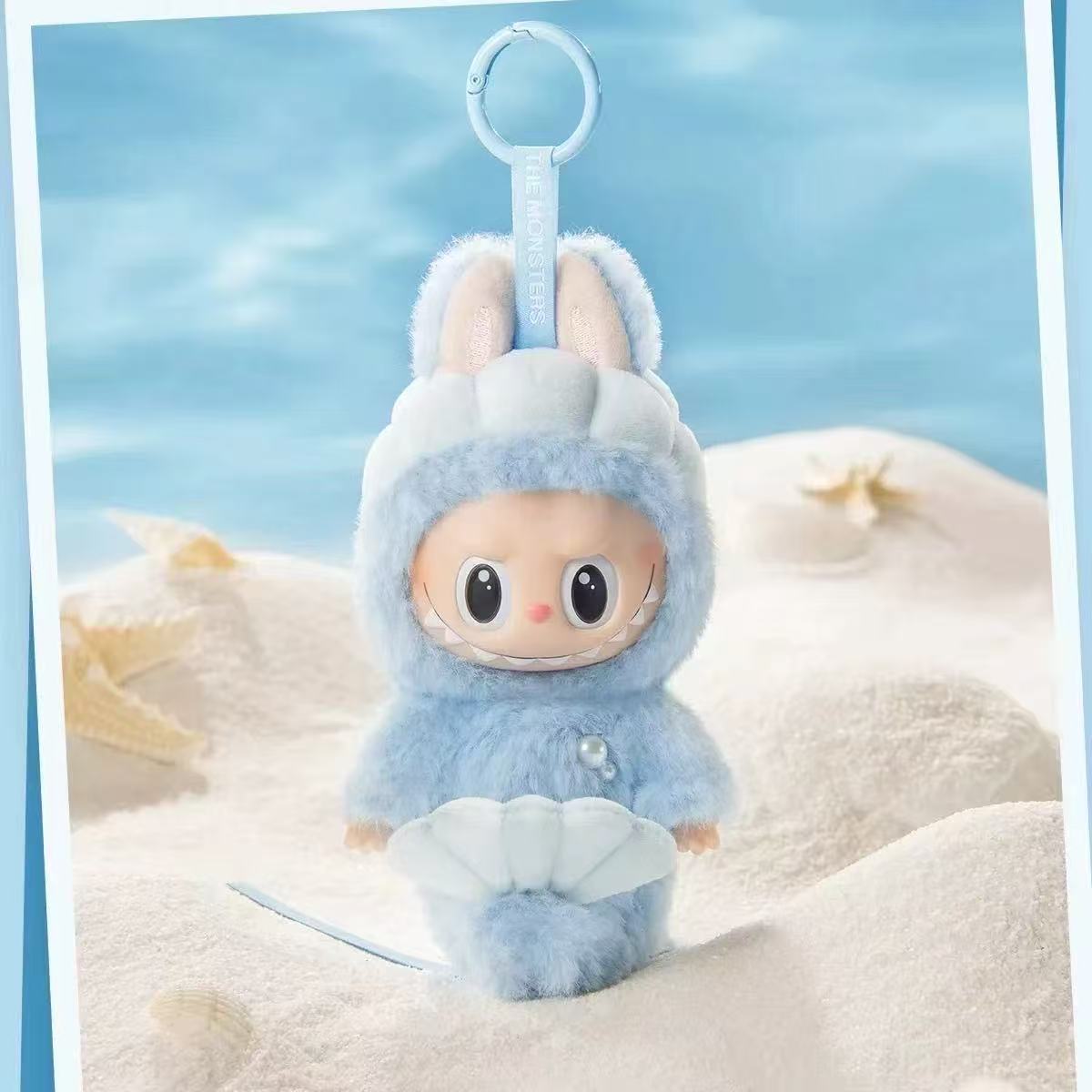 POP MART/泡泡玛特鱼尾狮新加坡限定搪胶挂件