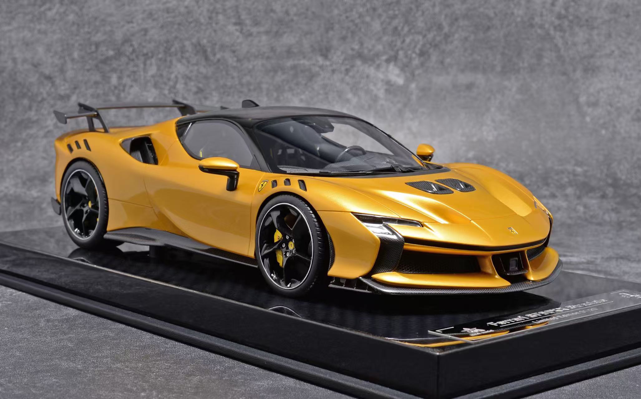 BBA 法拉利Ferrari SF90 XX 限量版仿真树脂汽车模型1:18