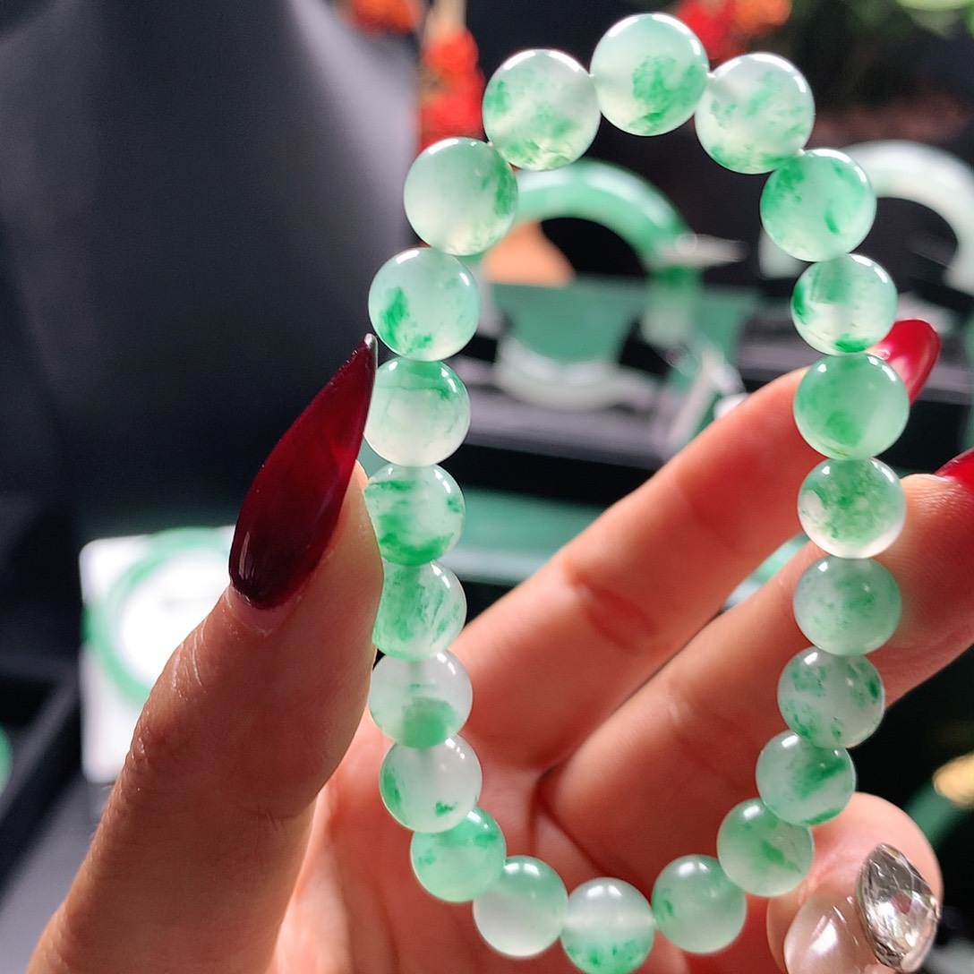 石英质玉手串未镶嵌暗**魔