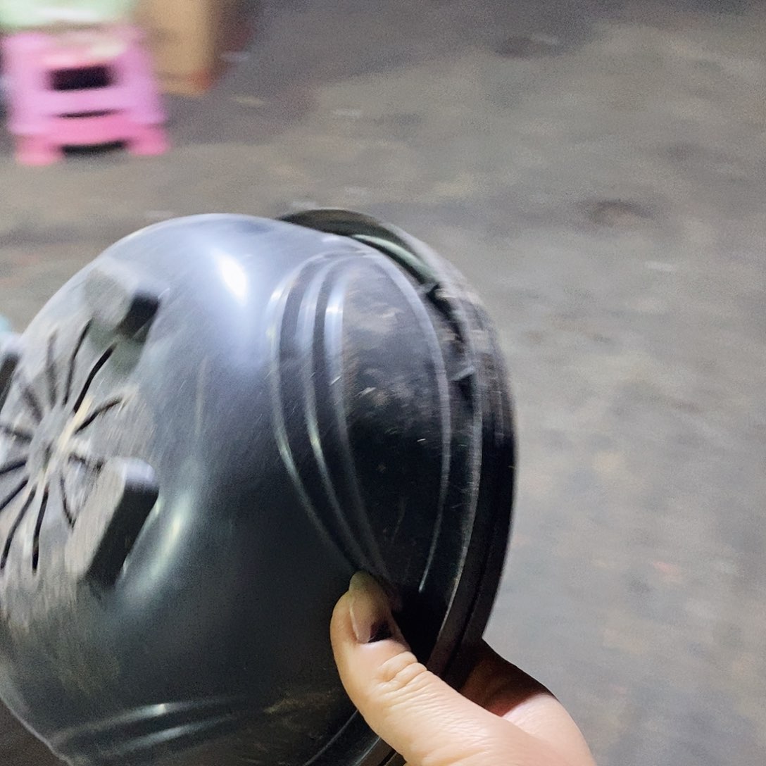 塑料旧22公分黑吊兰盆15个