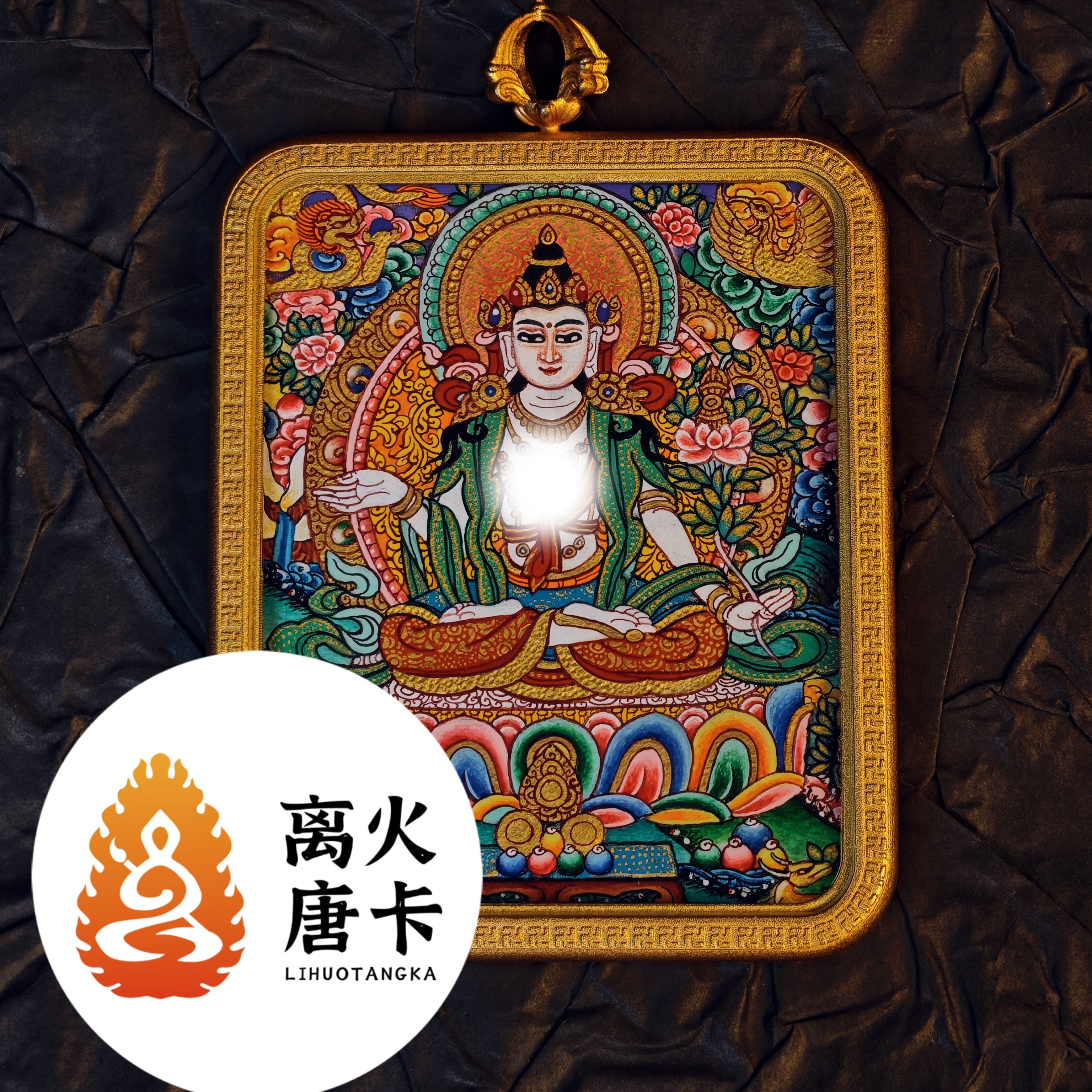 大势至热贡纯手绘唐卡合集，生肖马守护唐卡！