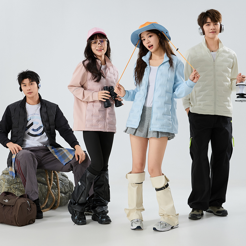 昆仑顶羽绒服薄款户外防风保暖外套冲锋衣内胆男女情侣同款轻薄