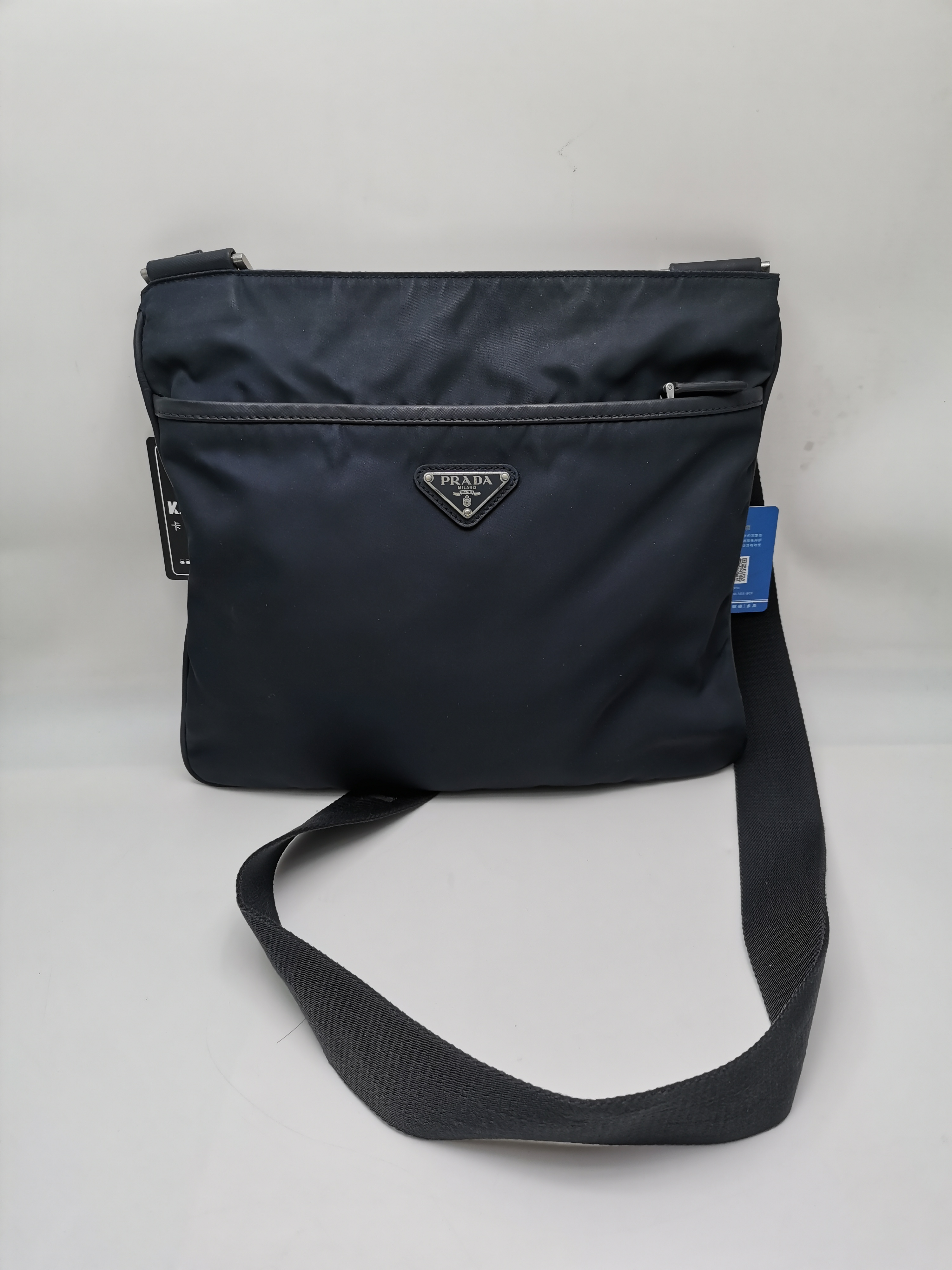 99新 Prada/普拉达 95新 17867 普拉达尼龙单肩斜挎包