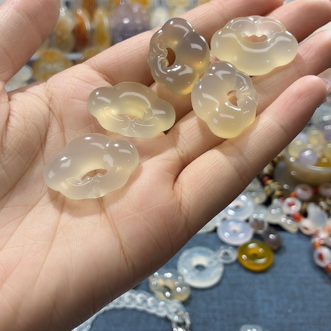 玛瑙/玉髓未镶嵌吊坠(不含链)