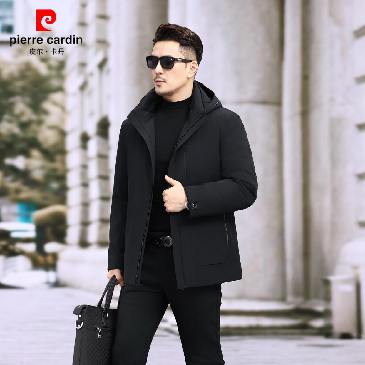 男款商务休闲加厚保暖冬季抗寒鹅绒服外套