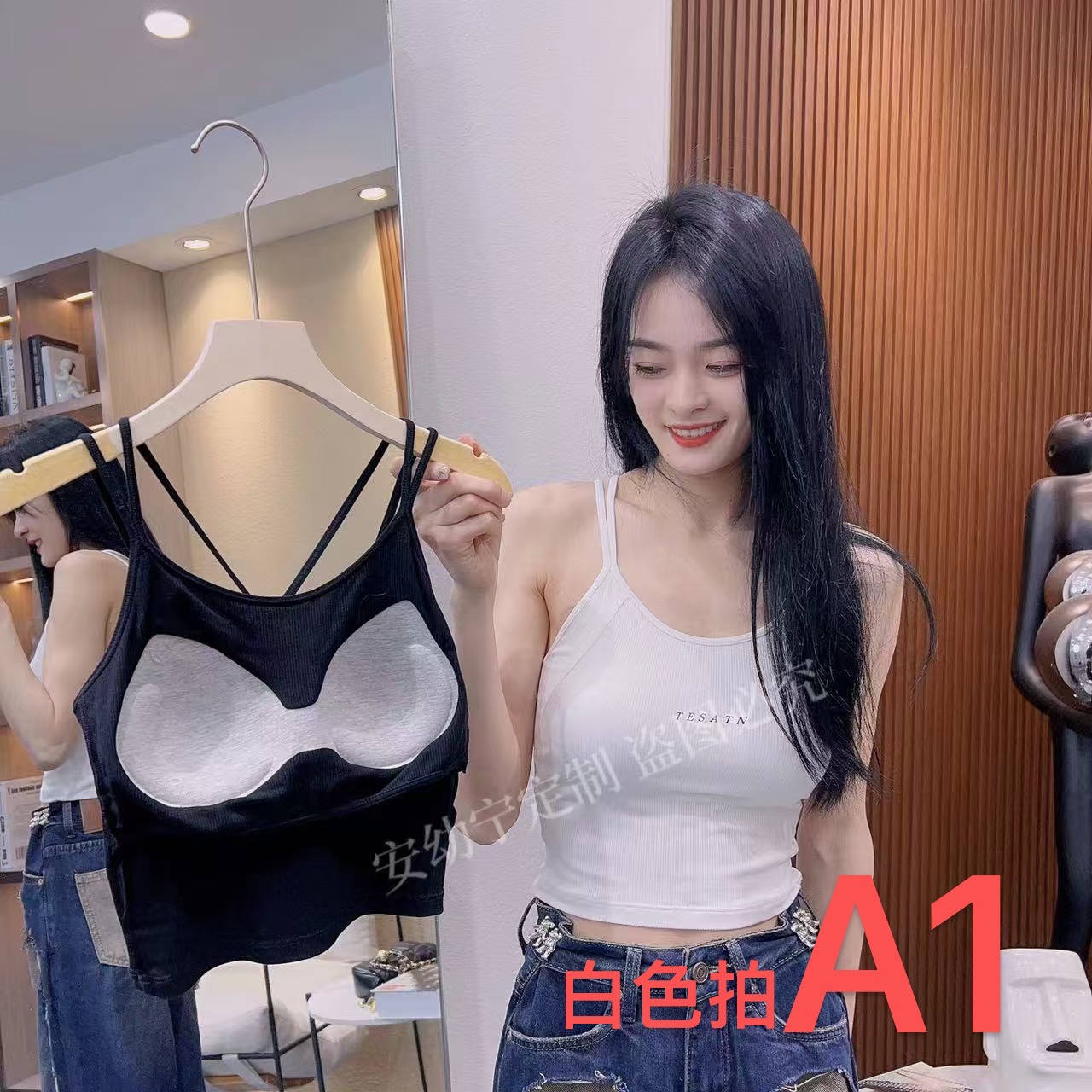 2025年秋季新款美式设计阔腿女高腰宽松显瘦街头风长裤奶奶裤