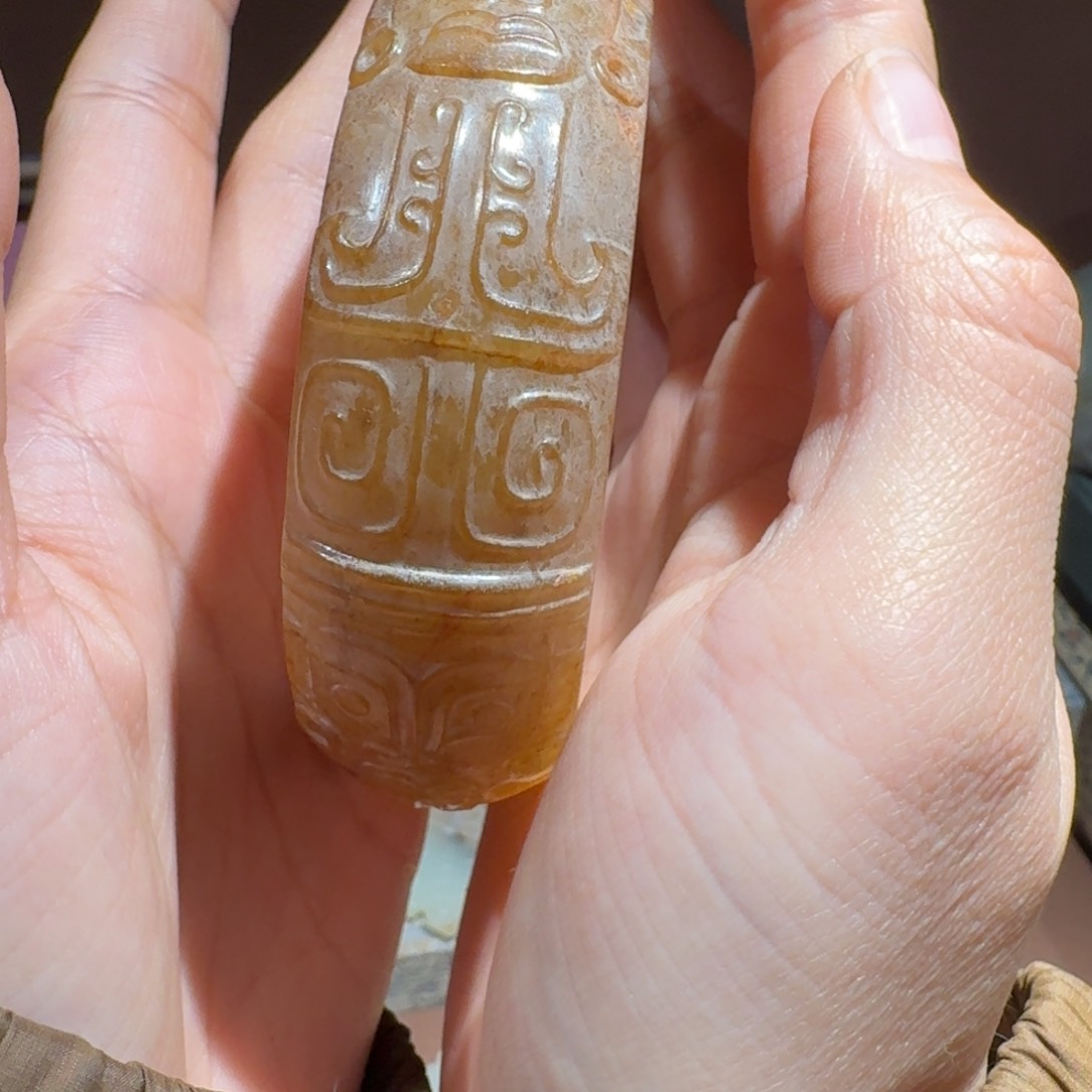 和田玉颈饰未镶嵌翡*哥