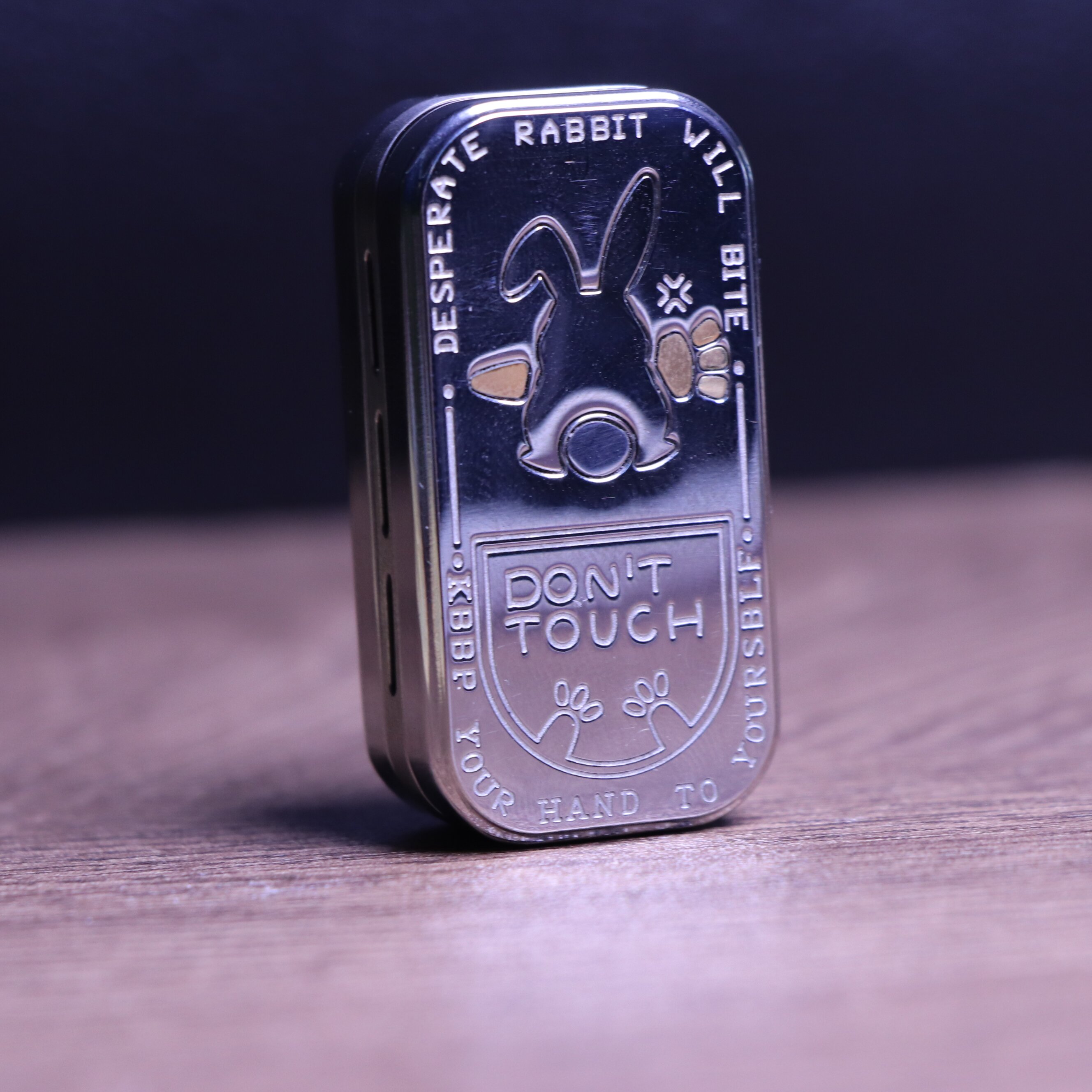 【刚E潮玩】欧刻不锈钢钛中板兔子音叉叮叮啪