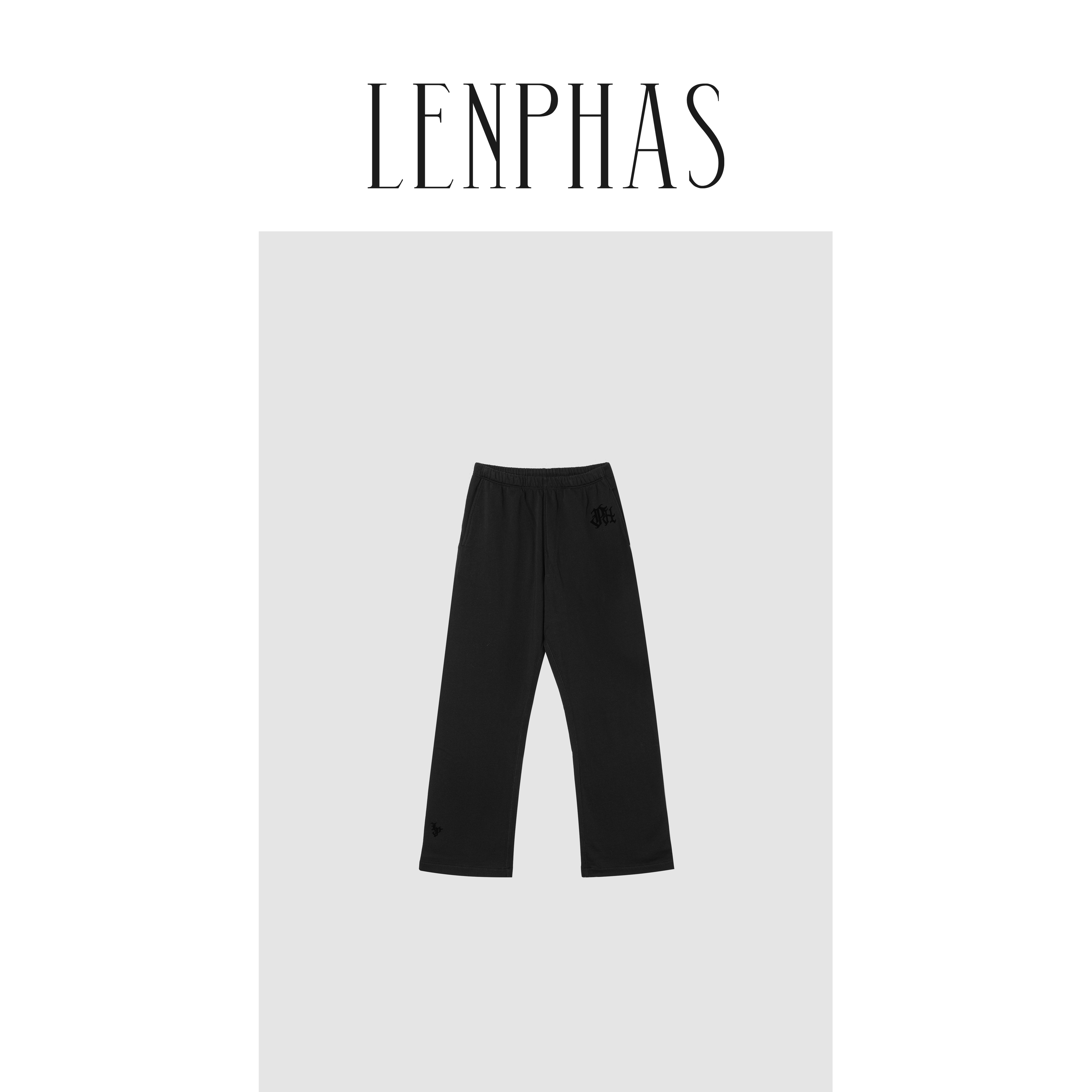 【LENPHAS】舒适松紧腰休闲长裤