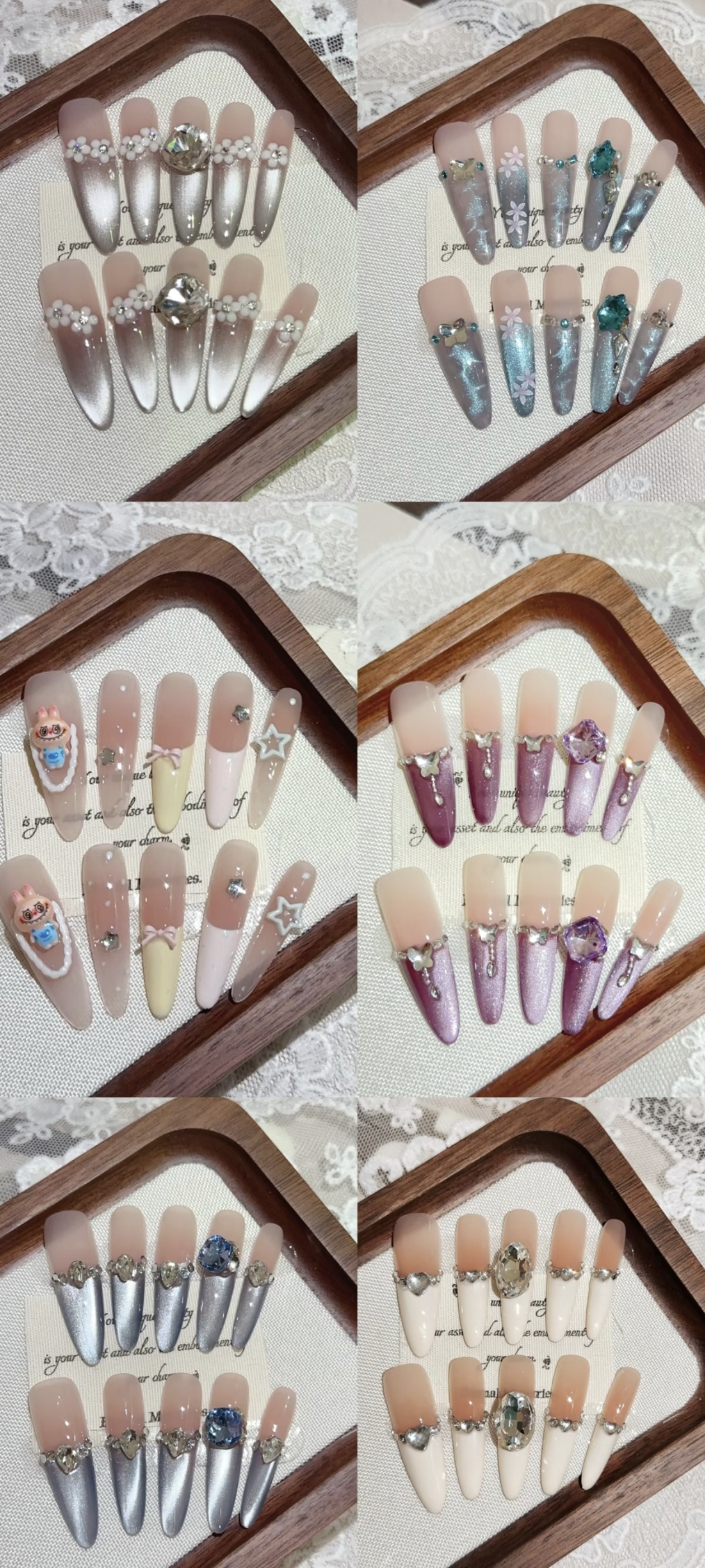 穿戴甲美甲款式推荐2025美甲爆款美甲新款高级可拆卸网红指甲贴片