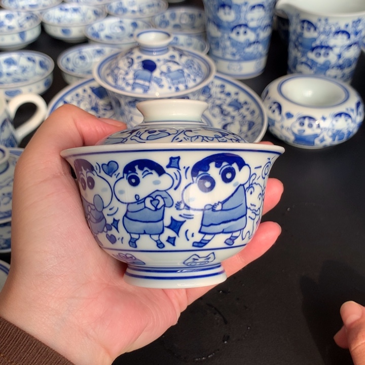 特价蜡笔小新两才原版盖碗199号