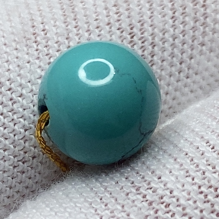 绿松石未镶嵌天然原矿 地大质检